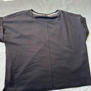 Lilla P Charcoal Gray Tee